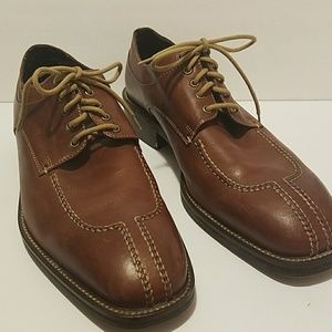 Cole Haan Men's Brown Leather Dress Split Toe Shoe